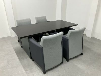 ウチダ（内田洋行）応接会議チェア5点セット 商品画像1