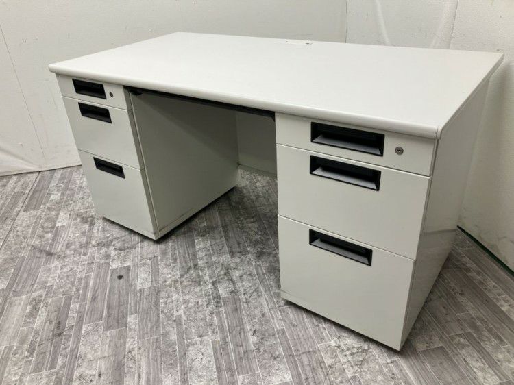 プラスフラットラインシリーズ 1400両袖デスク 商品画像2