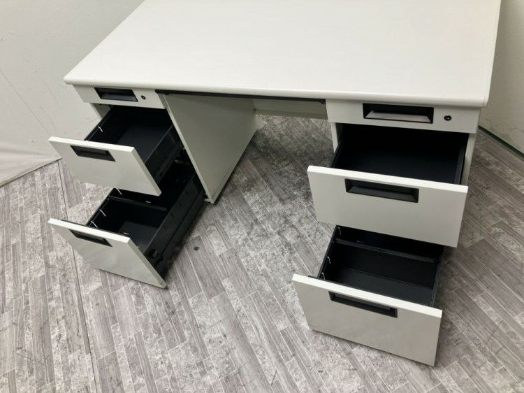 プラスフラットラインシリーズ 1400両袖デスク 商品画像5