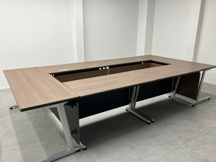 オカムラElegasta(エレガスタ)シリーズ ユニット会議テーブル6点セット 商品画像1