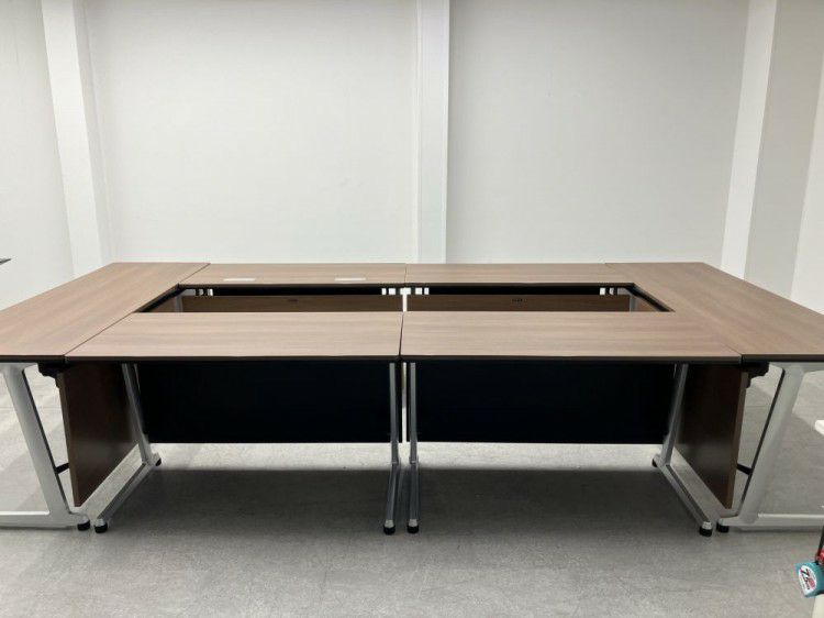 オカムラElegasta(エレガスタ)シリーズ ユニット会議テーブル6点セット 商品画像2