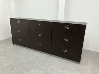 イトーキシンラインRシリーズ 3連式天板付3段ラテラル書庫 商品画像1