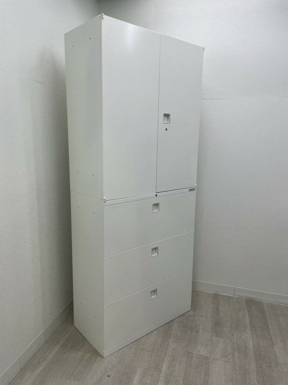 オカムラレクトラインシリーズ 両開きラテラル上下書庫 商品画像2