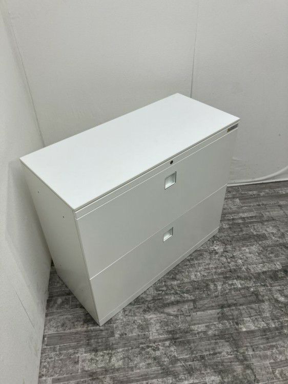 オカムラレクトラインシリーズ 天板付2段ラテラル書庫 商品画像3