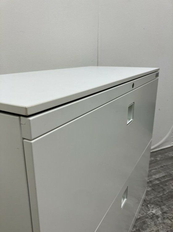 オカムラレクトラインシリーズ 天板付2段ラテラル書庫 商品画像4