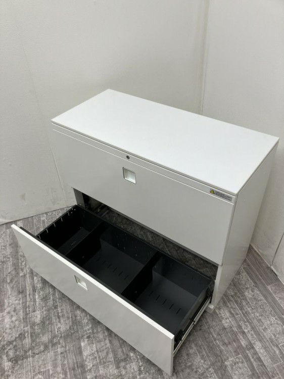 オカムラレクトラインシリーズ 天板付2段ラテラル書庫 商品画像6