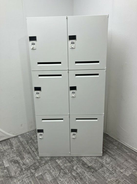 オカムラダイヤル式6人用パーソナルロッカー 商品画像1