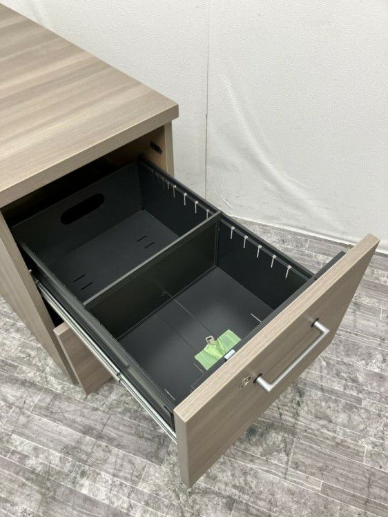 オカムラグレースラインシリーズ 役員室用2段脇机 商品画像5