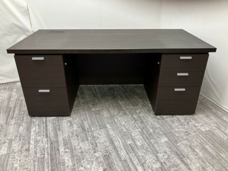 コクヨマネージメント550シリーズ 役員室用1800両袖デスク 商品画像1