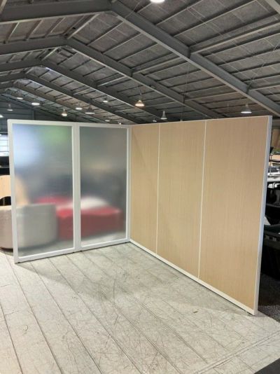 イトーキ FZRパネルシリーズ 5連L型パーテーション