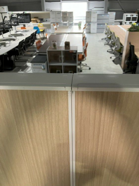 イトーキFZRパネルシリーズ 5連L型パーテーション 商品画像9