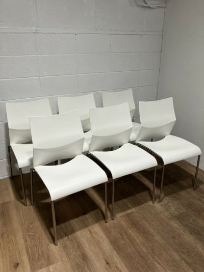 相合家具アングル・チェアシリーズ スタッキングチェア6脚セット 商品画像1