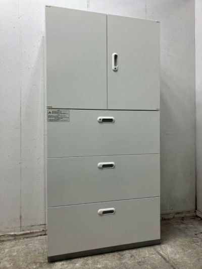 プラスLINX LX-5シリーズ 両開きラテラル上下書庫 商品画像1