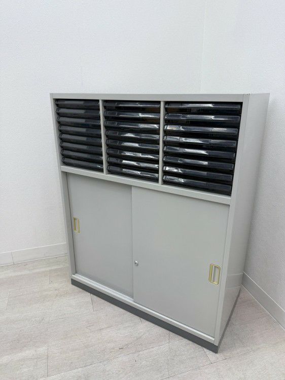 ウチダ（内田洋行）SU-Ⅱ クリアトレースライド上下書庫 商品画像1