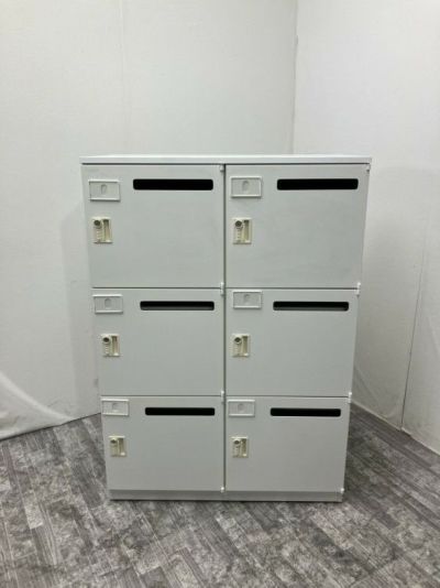 ウチダ（内田洋行）天板付ダイヤル式6人用パーソナルロッカー 商品画像1