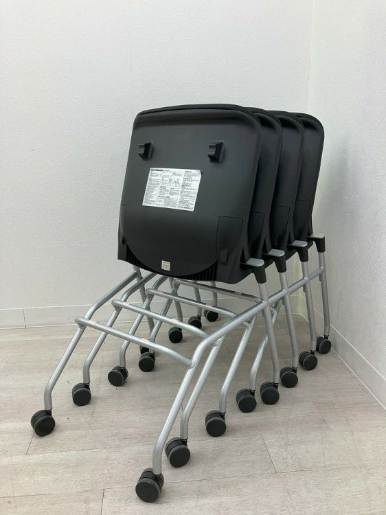 コクヨオルディナシリーズ ネスティングチェア4脚セット 商品画像15