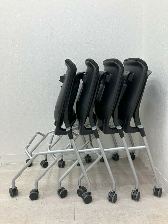 コクヨオルディナシリーズ ネスティングチェア4脚セット 商品画像16