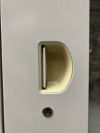 オカムラガラス両開き上下書庫 商品画像2