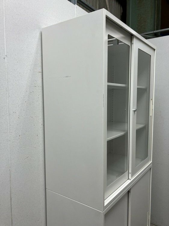 ナイキCW型シリーズ ガラススライド上下書庫 商品画像7