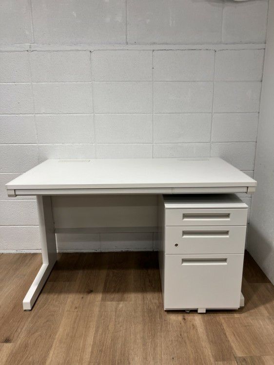 INABA/イナバデュエナシリーズ　Ｓタイプ 1200平デスク+ワゴンセット 商品画像2