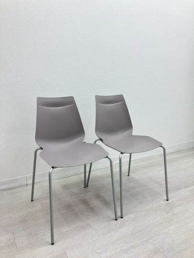 カワジュン ANOAチェア スタッキングチェア 2脚セット
