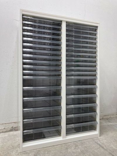 オカムラSAシリーズ クリアートレーキャビネット 商品画像1