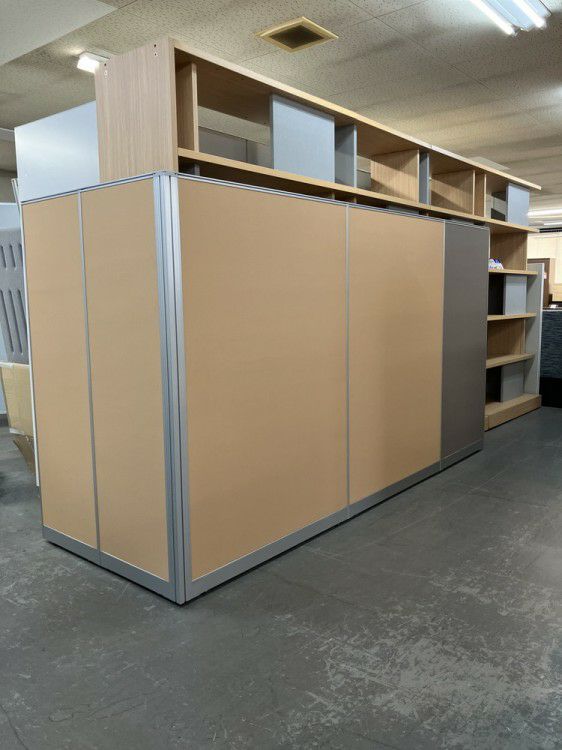 ライオンレスポシリーズ 5連L型パーテーション 商品画像1