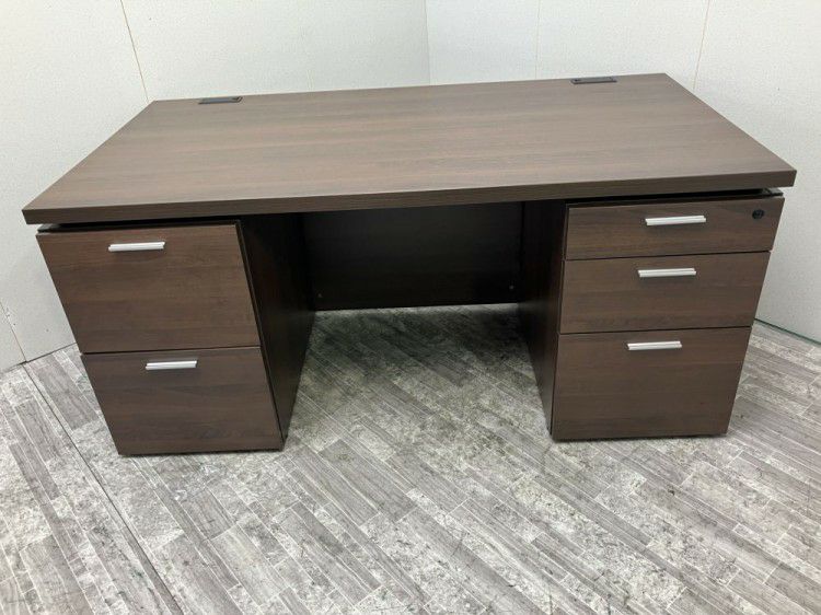 コクヨ役員用1600両袖デスク 商品画像1