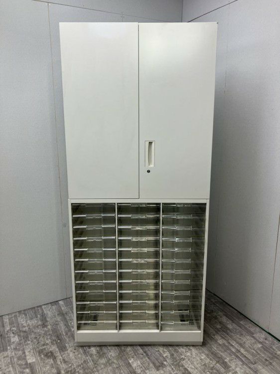 DSKデリカウォールVシリーズ A4クリアケース・両開き上下書庫 商品画像1