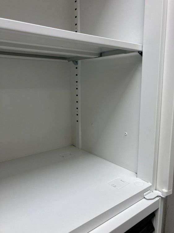 ウチダ（内田洋行）HS(ハイパーストレージ)シリーズ 両開きクリアケース上下書庫 商品画像4