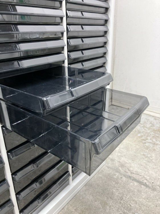 ウチダ（内田洋行）HS(ハイパーストレージ)シリーズ 両開きクリアケース上下書庫 商品画像6