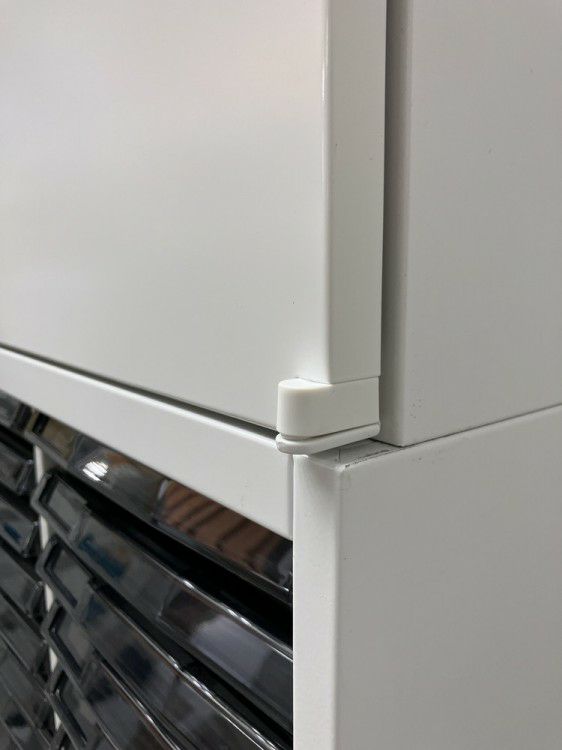 ウチダ（内田洋行）HS(ハイパーストレージ)シリーズ 両開きクリアケース上下書庫 商品画像7