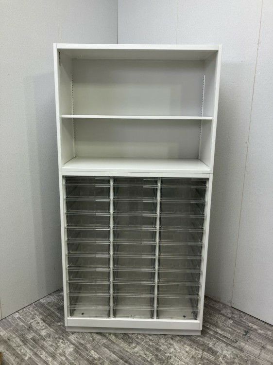 イトーキシンラインシリーズ A4クリアケース・オープン上下書庫 商品画像1