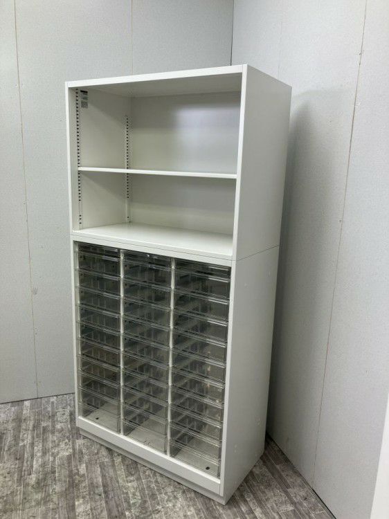 イトーキシンラインシリーズ A4クリアケース・オープン上下書庫 商品画像2