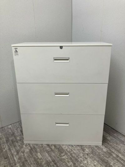 ナイキ天板付3段ラテラル書庫 商品画像1