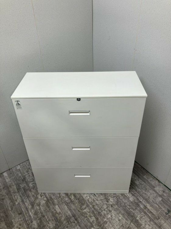 ナイキ天板付3段ラテラル書庫 商品画像3