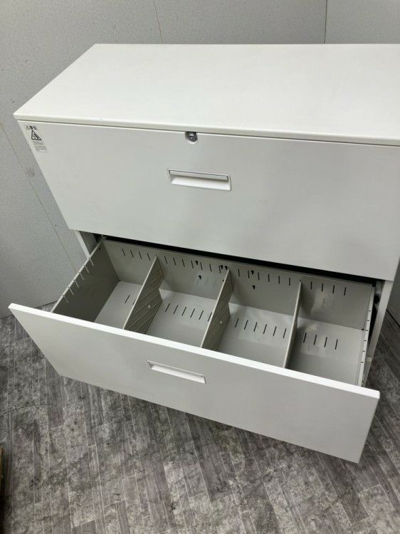 ナイキ天板付3段ラテラル書庫 商品画像5