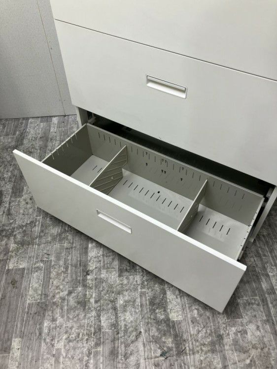 ナイキ天板付3段ラテラル書庫 商品画像6