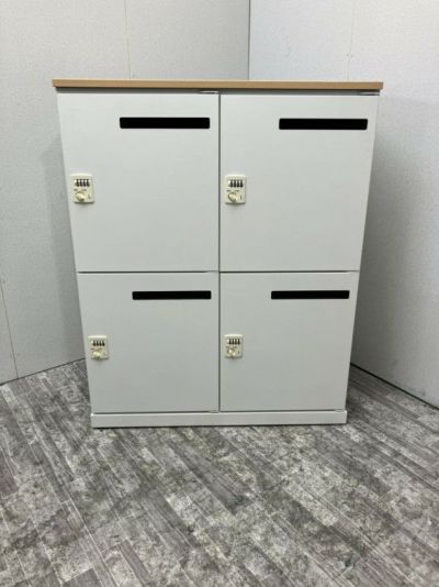 ナイキCWシリーズ ダイヤル式天板付4人用パーソナルロッカー	 商品画像1