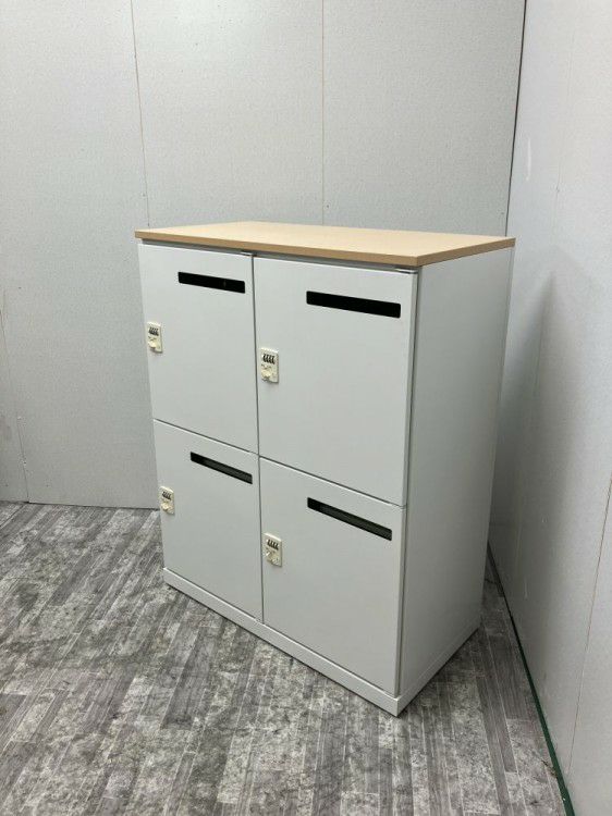 ナイキCWシリーズ ダイヤル式天板付4人用パーソナルロッカー	 商品画像2