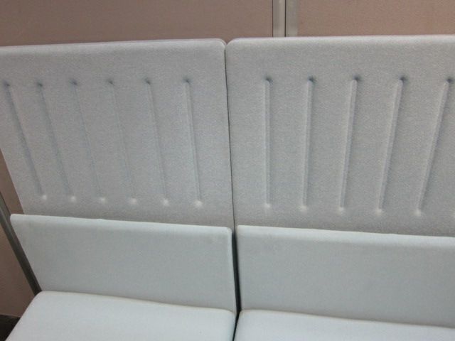 オカムラ パネル付ブースソファ 3点セット 5