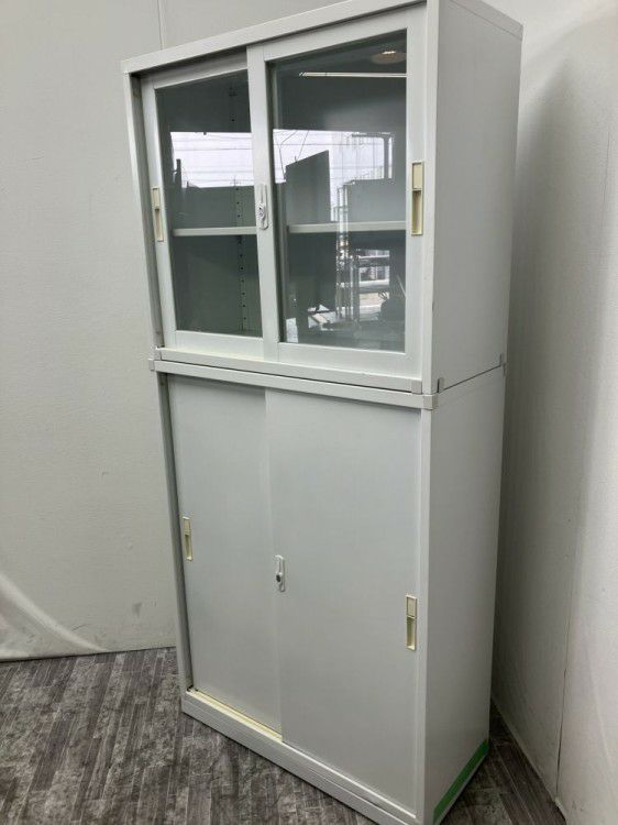 引違い・ガラス引違い上下書庫 商品画像1