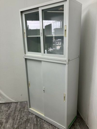 引違い・ガラス引違い上下書庫 商品画像1