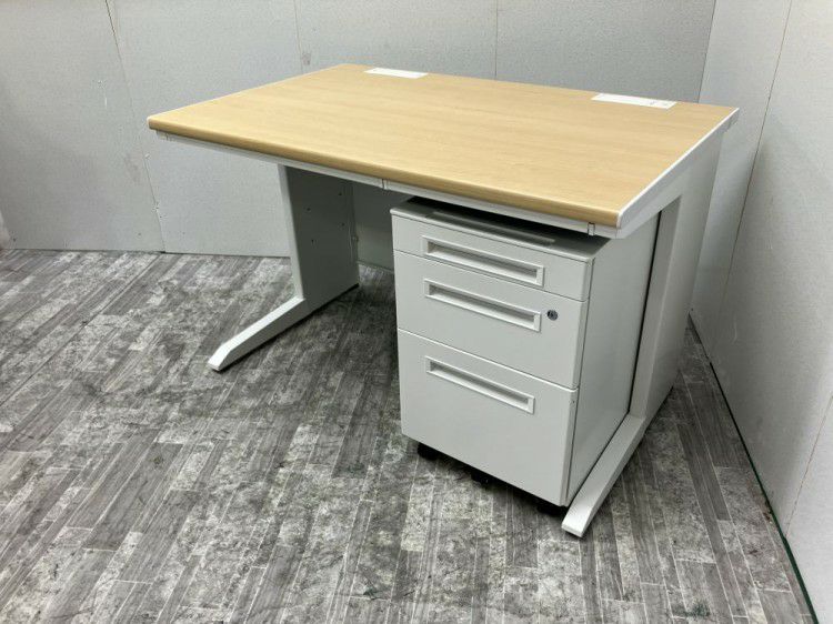 トヨスチール1100平デスク+ワゴンセット 商品画像2