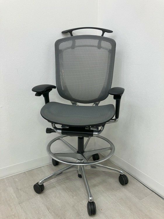 オカムラContessa seconda(コンテッサセコンダ)シリーズ 可動肘付ハイチェア 商品画像17