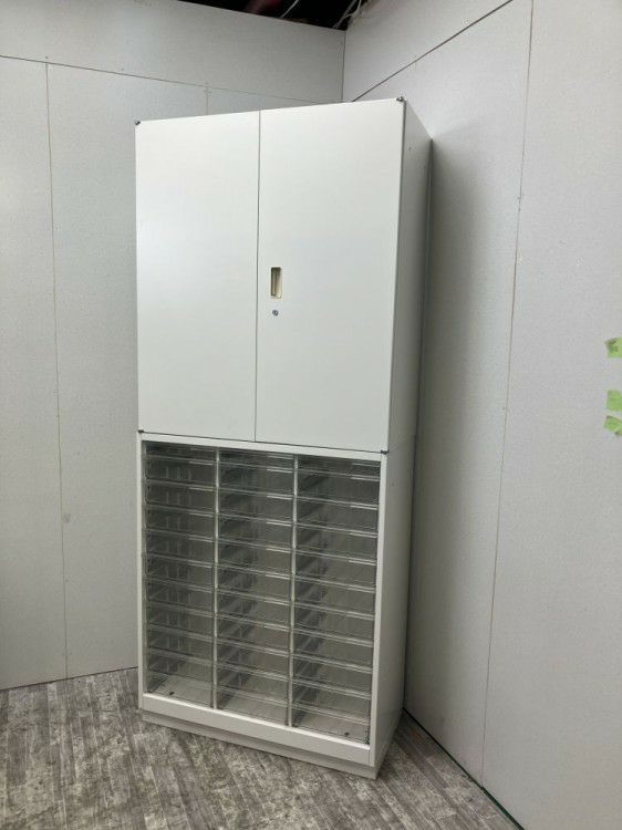 イトーキシンラインシリーズ A4クリアケース・両開き上下書庫 商品画像2