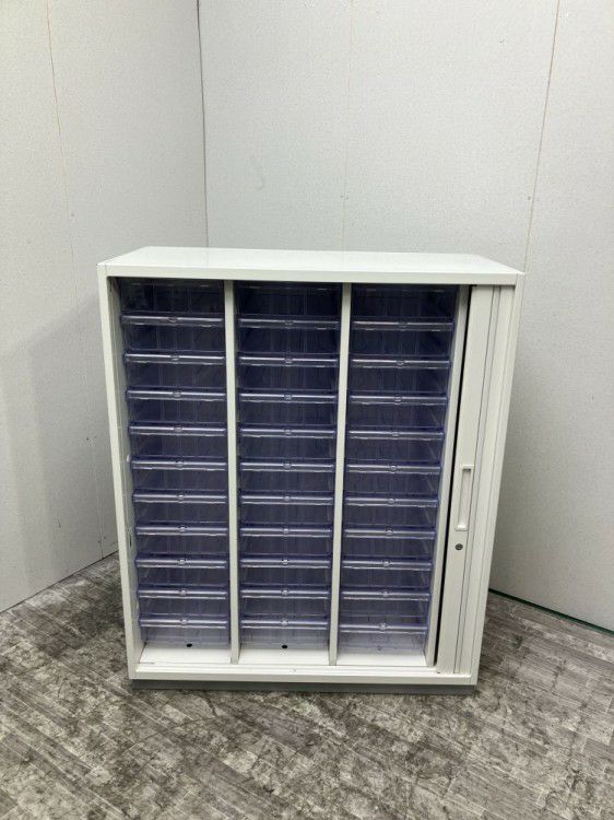 プラスL6シリーズ 扉付き天板付クリアケース書庫 商品画像3