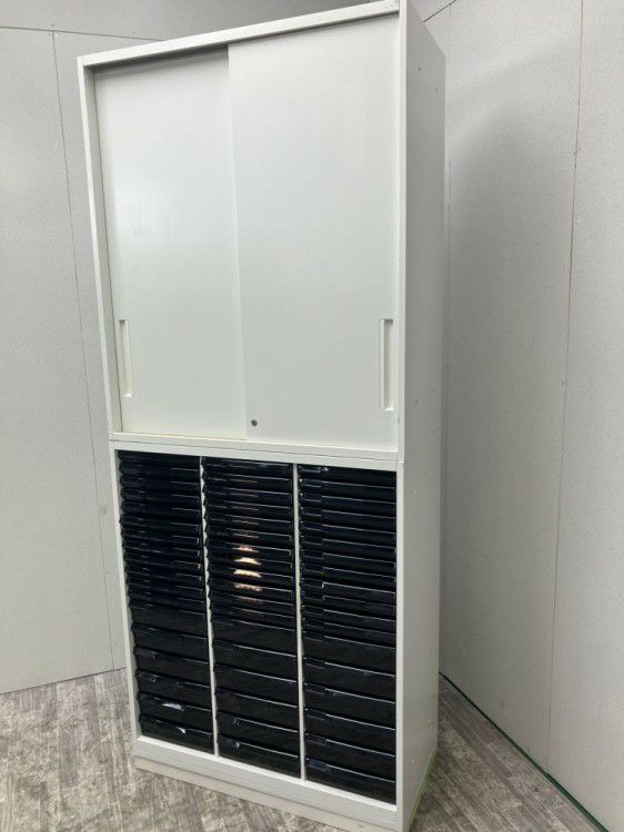 ウチダ（内田洋行）HS(ハイパーストレージ)シリーズ クリアケース・引違い上下書庫 商品画像2