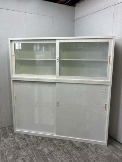 TOYO引違い・ガラス引違い上下書庫 商品画像1