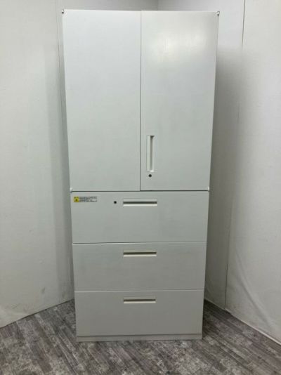 ウチダ（内田洋行）HS(ハイパーストレージ)シリーズ 3段ラテラル・両開き上下書庫 商品画像1